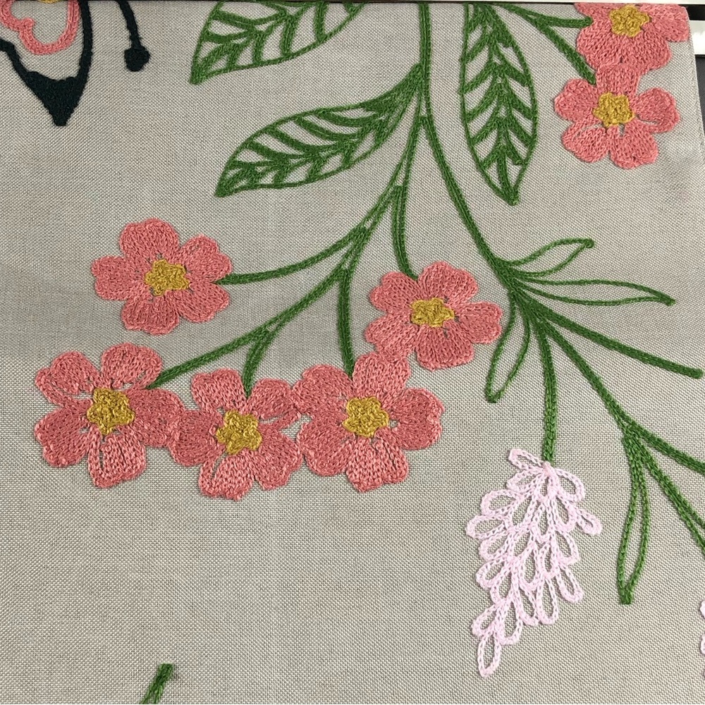 Spring Embroidered Table Runners - Picture 3 of 4